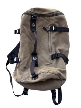 Canvas Men's Backpack in Brown - Durable Everyday Bag